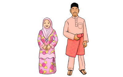 ブルネイの民族衣装